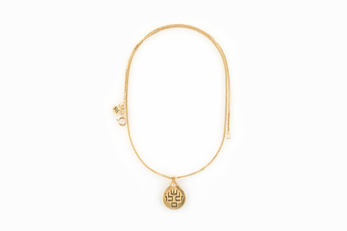 PEACE GOLD NECKLACE